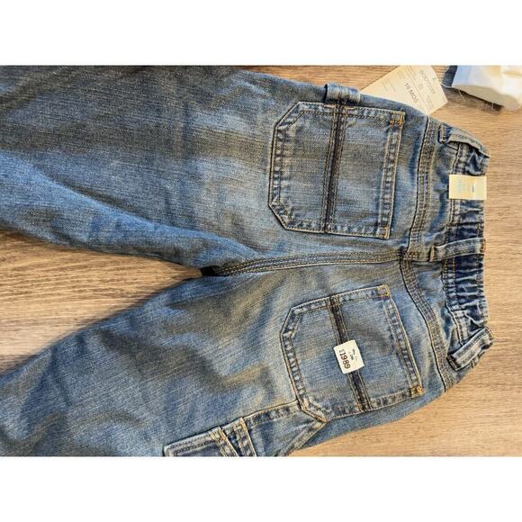 CHILDRENS PLACE Toddler Boys 18 Month Fleece Jeans Bodysuit Sweatpant Jogger NWT - Picture 10 of 11